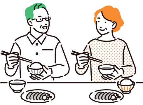 無理なく食生活を見直したいイメージ