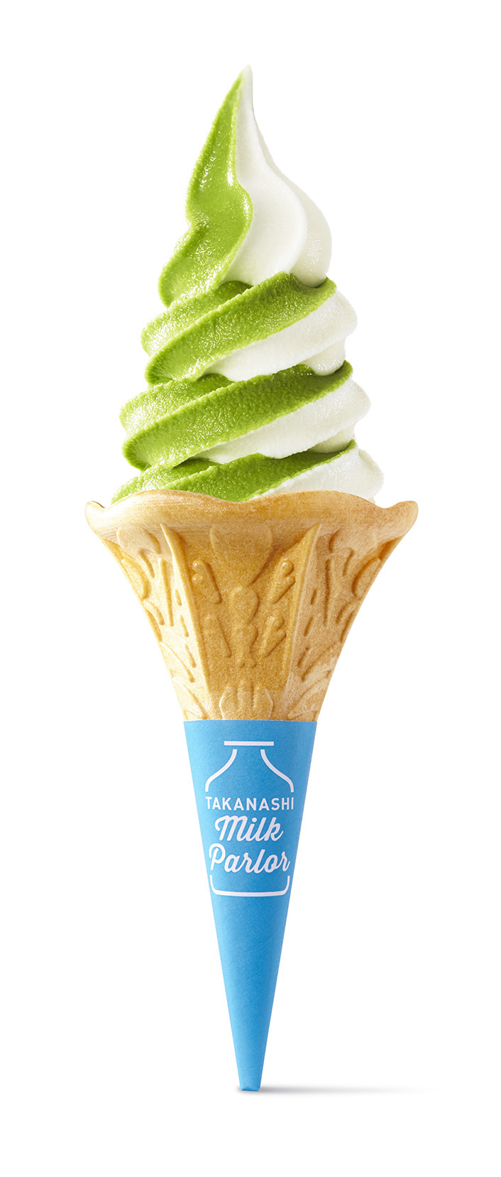 低温殺菌牛乳＆宇治抹茶ソフト